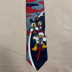 Vintage Disney Mickey Unlimited Mickey and Friends Cycling Men’s Tie